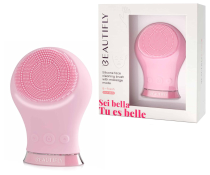 Urządzenie do twarzy Beautifly Szczoteczka soniczna do twarzy Fresh Pink